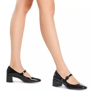 LARROUDÉ Mary Janes BLAIR BLOCK HEELS in black